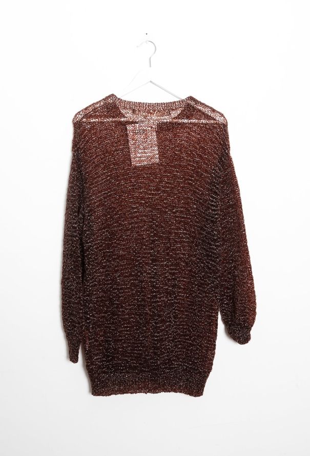 Comme des Garçons 90s Metallic Woven Sweater - 6
