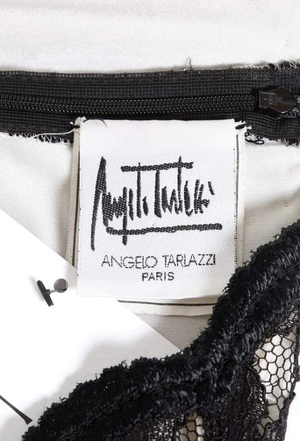 Embroidered Lace Evening Dress - 6