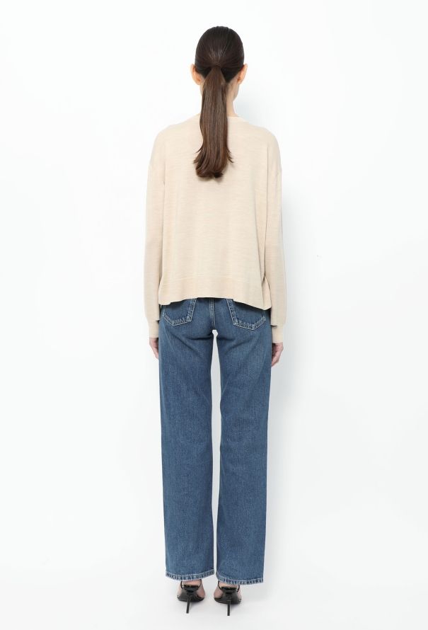 Céline Slit Cuff Knit Top - 4