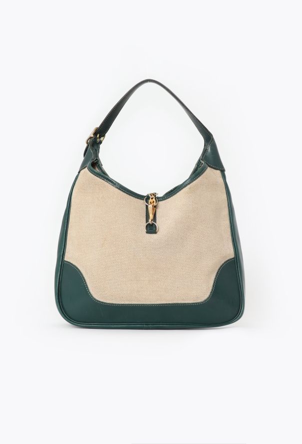Hermès '70s Box & Toile H Trim Bag - 1