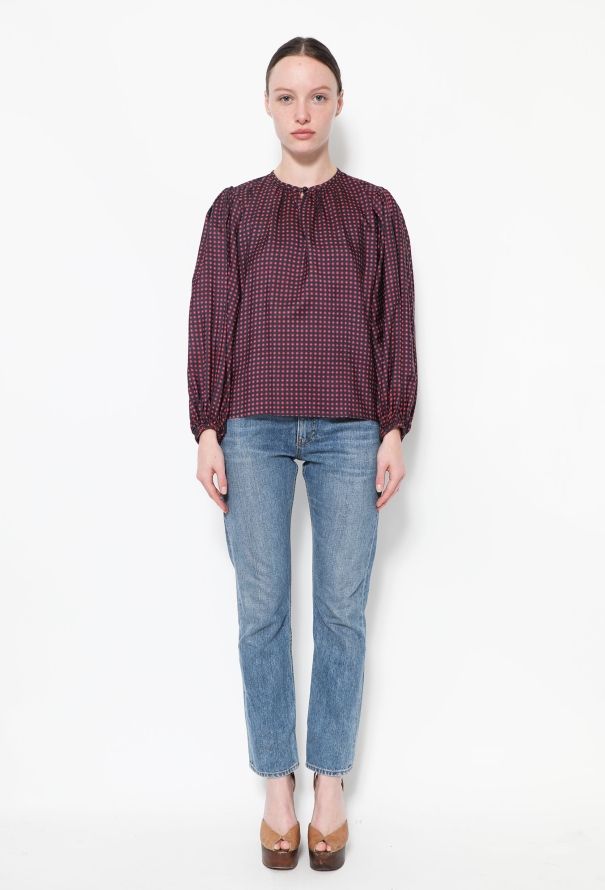 Saint Laurent 70s Floral Print Blouse - 2