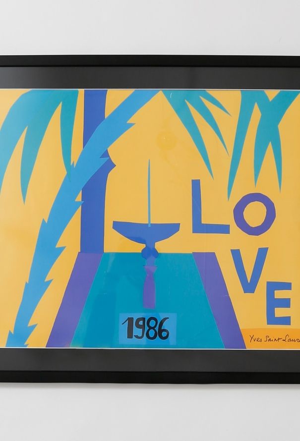 Saint Laurent Original Love Poster, 1986 - 3