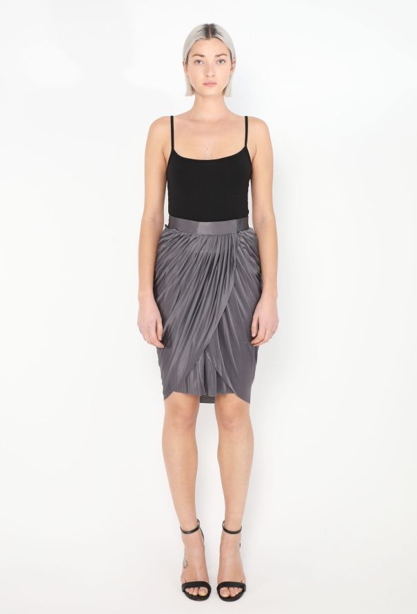 Proenza Schouler F/W 2006 Asymmetrical Pleated Skirt - 4