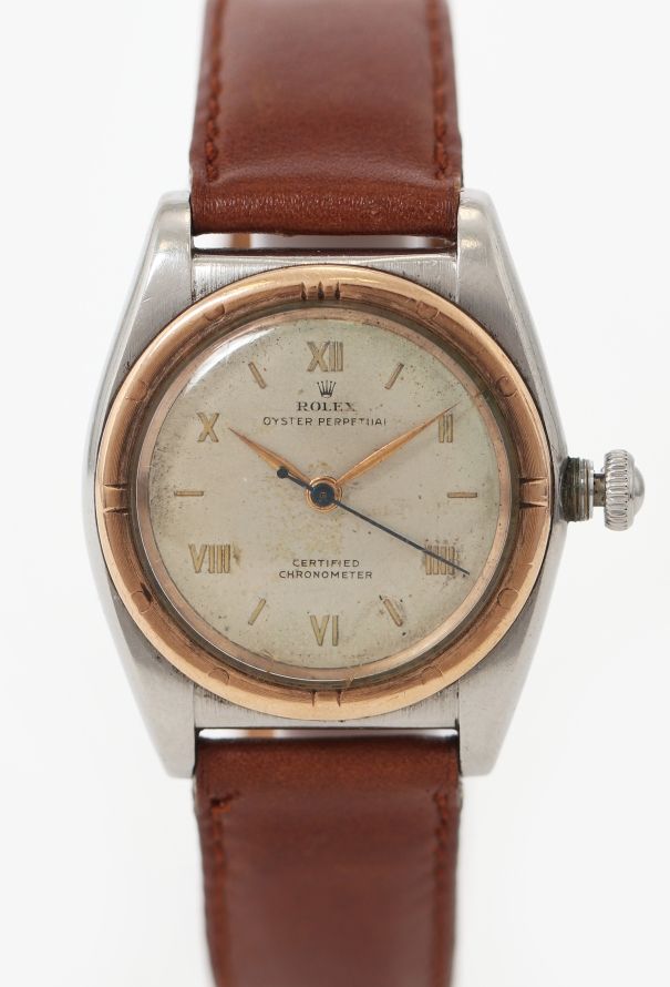 Rolex RARE 1950s Oyster Perpetual Bubble Back Watch - 3