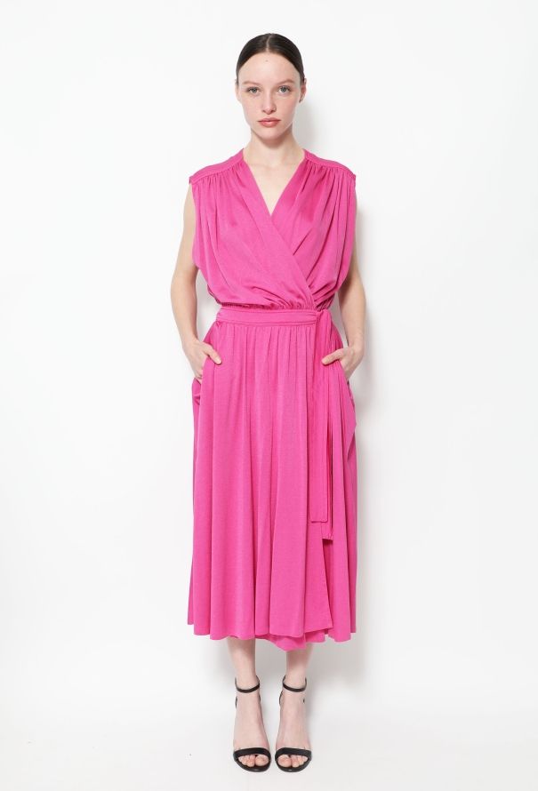 Exquisite Vintage 70s Jersey Wrap Dress - 3