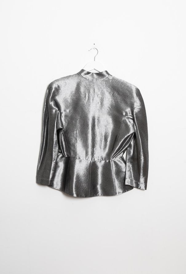 Thierry Mugler Vintage Metallic Peplum Top - 7