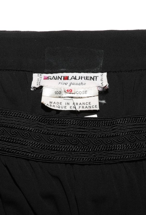 Saint Laurent COLLECTOR F/W 1974 Passementerie Dress - 7