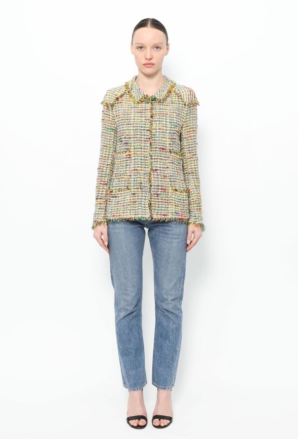 Chanel RARE S/S 1998 Tweed Épaulette Jacket - 4