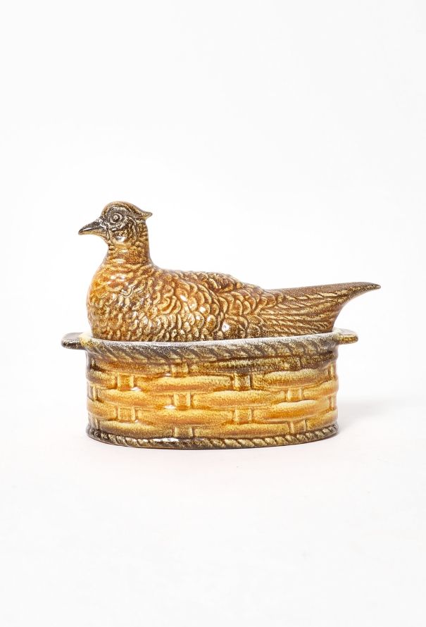 Dior Vintage Earthenware Pheasant Serving Dish - 5