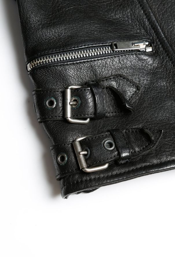 Céline Leather Biker Jacket - 6
