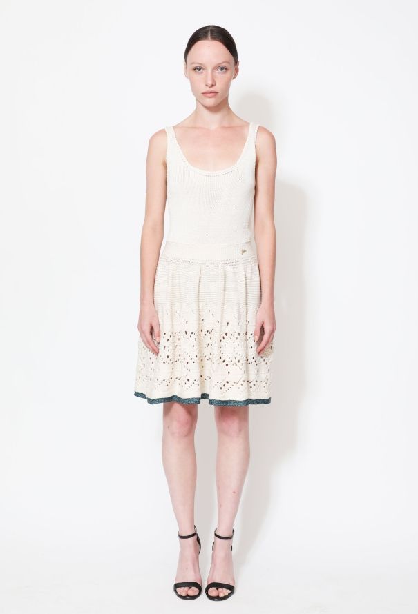 Chanel S/S 2010 Flared Silk Knit Dress - 3