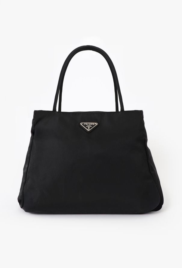 Prada Black Nylon Shoulder Bag - 1