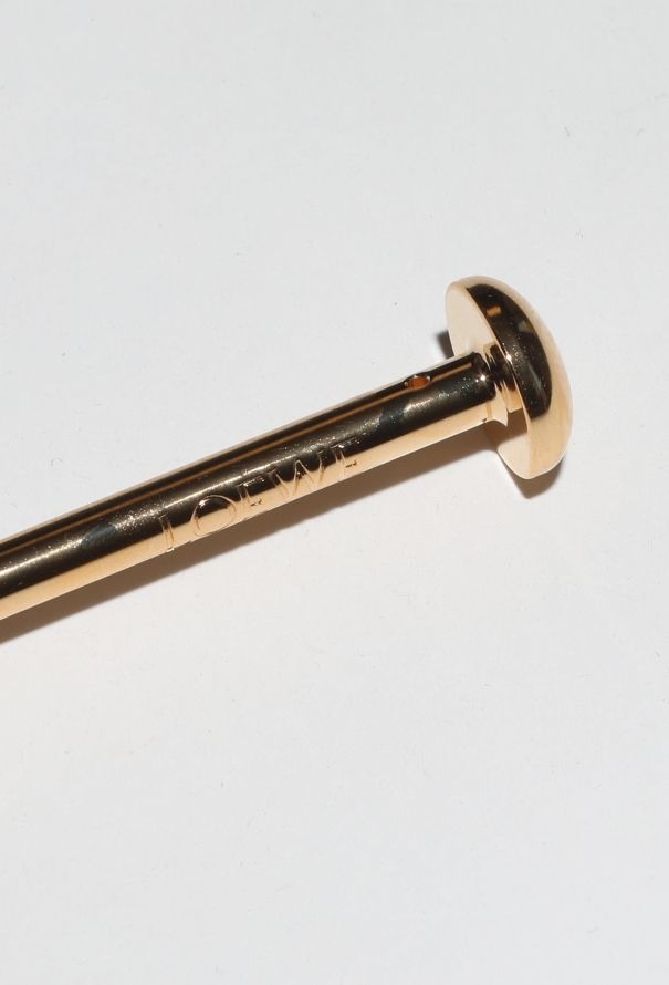 Loewe S/S 2024 Leather Pin Shorts - 8