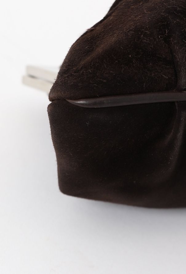 Cesare Puccini Suede Clutch - 11
