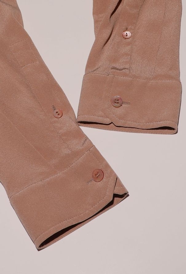 Gucci Resort 2012 Bicolor Silk Blouse - 8