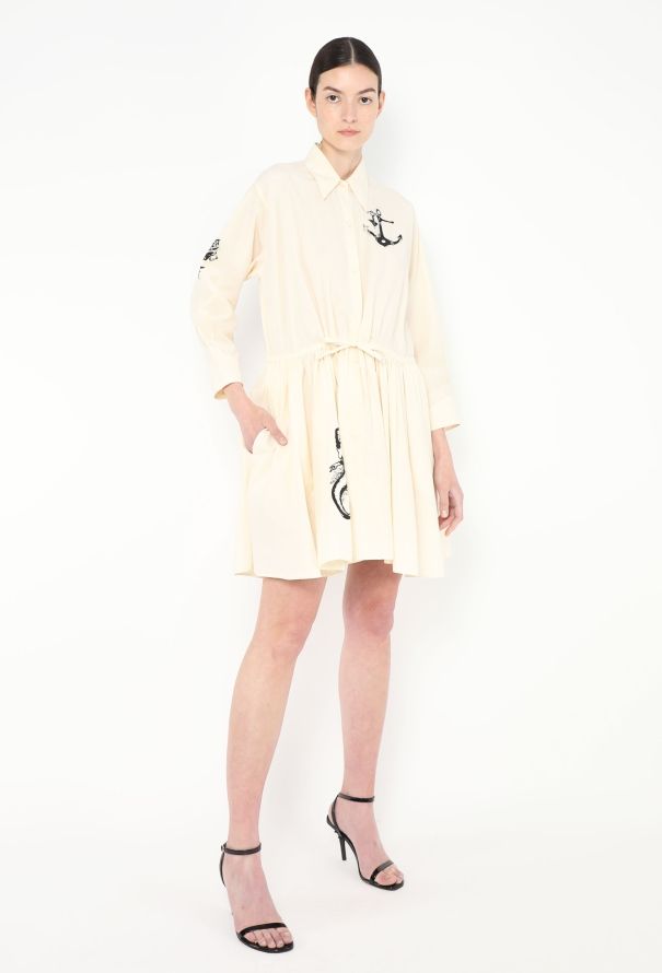 Prada S/S 2022 Cinched Mermaid Dress - 1