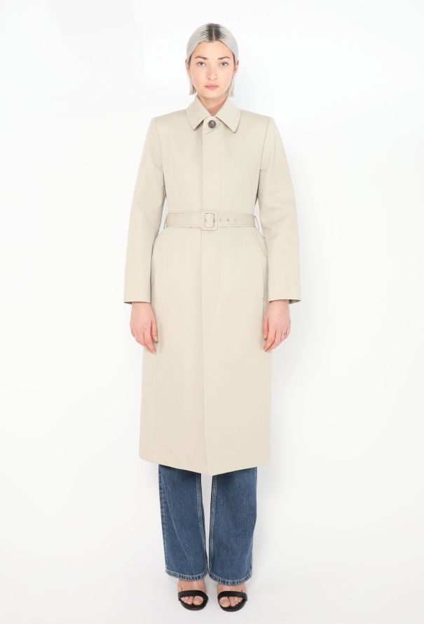 Balenciaga 2018 Belted Hourglass Trench - 3