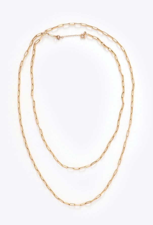 Vintage Fine Jewelry 18K Gold Chain Necklace - 1