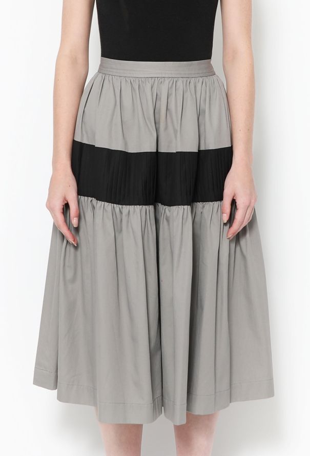 Saint Laurent Late '70s Cotton Peasant Skirt - 2