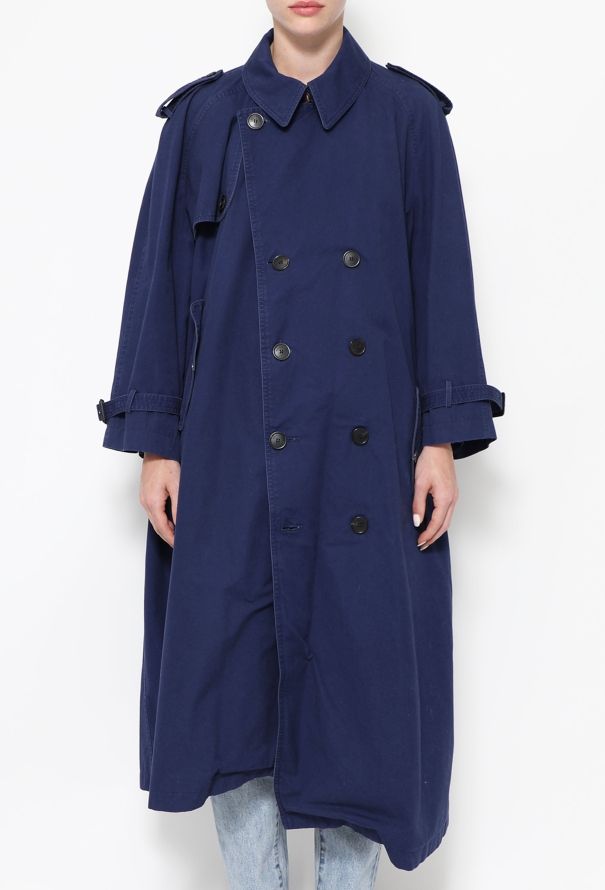 Balenciaga 2018 Belted Trench Coat - 3