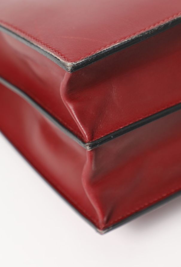 Hermès '90s Rouge H Box Sac à Dépêches - 9