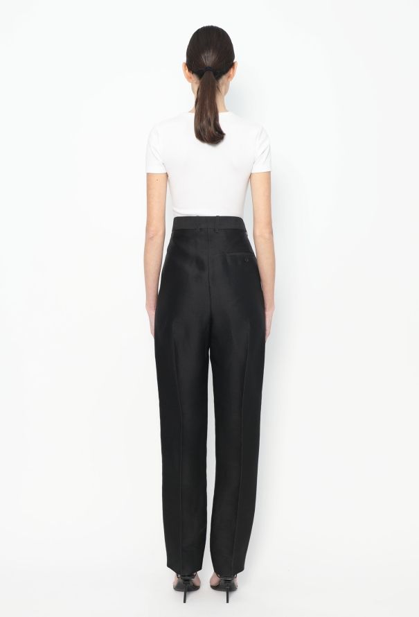 Céline High-Waisted Crêpe Trousers - 4