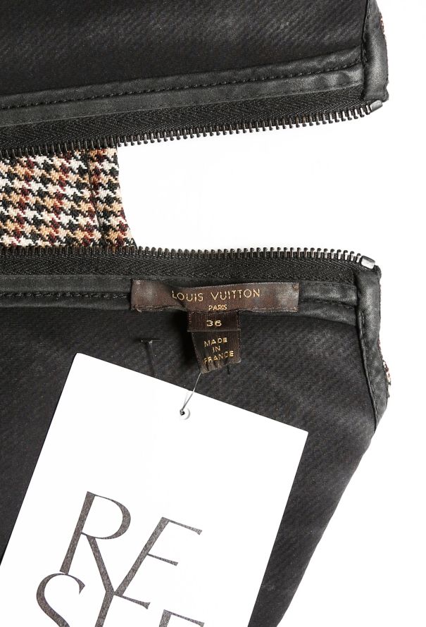 Louis Vuitton F/W 2014 Houndstooth Shift Dress - 5