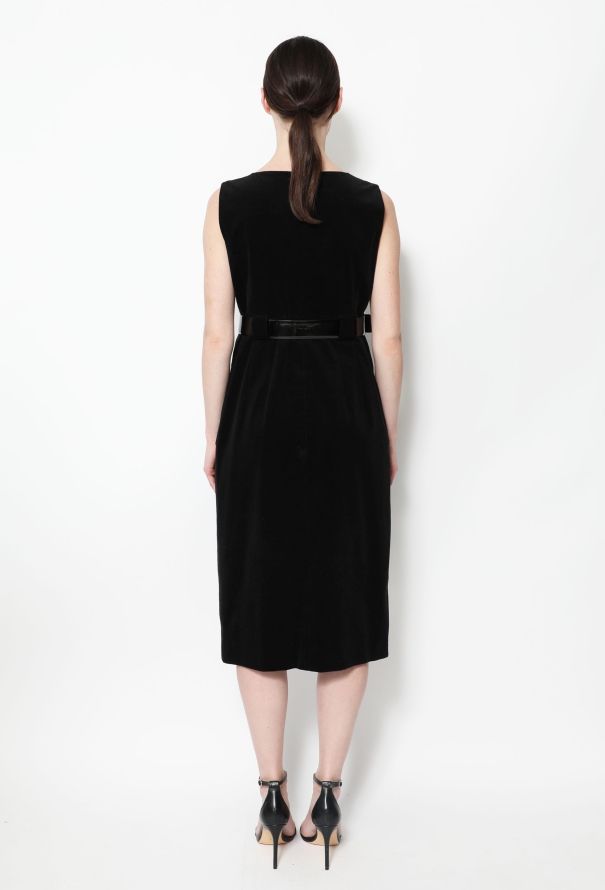 Chanel F/W 2007 Corduroy Belted Dress - 4