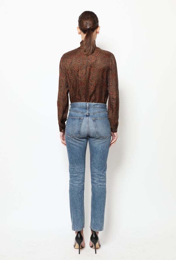 Pierre Cardin Paisley Lavallière Blouse - 3