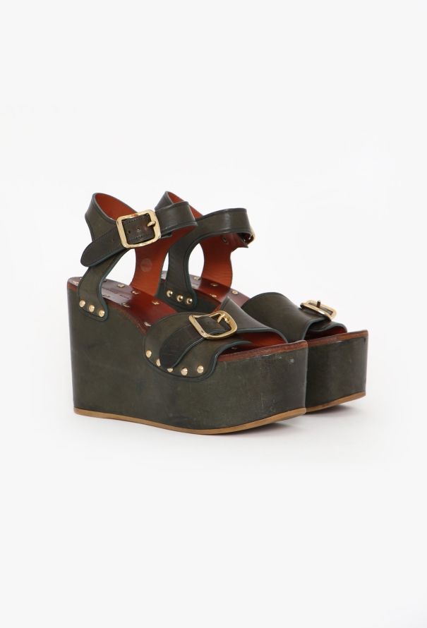 Céline S/S 2010 Studded Platforms - 3