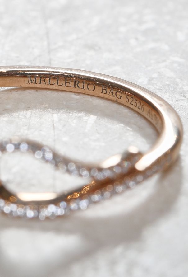 Mellerio 18k Pink Gold & Diamond Ring - 5