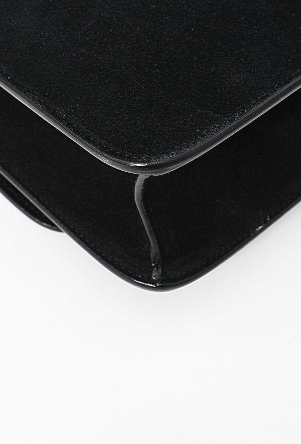 Saint Laurent Suede Carré Satchel Bag - 10