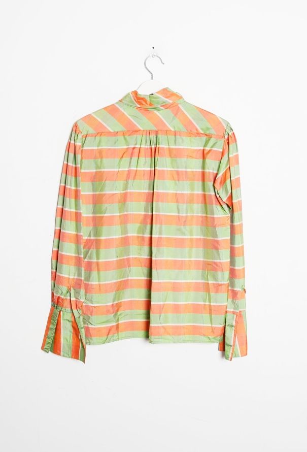 Exquisite Vintage Kenzo '70s Taffeta Lavallière Blouse - 8