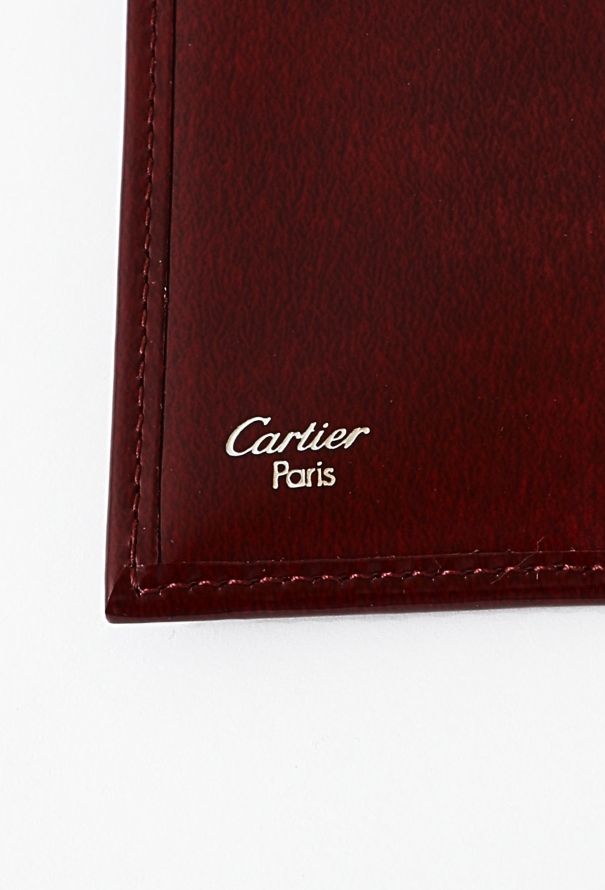 Cartier Bordeaux Panthère Leather Wallet - 9
