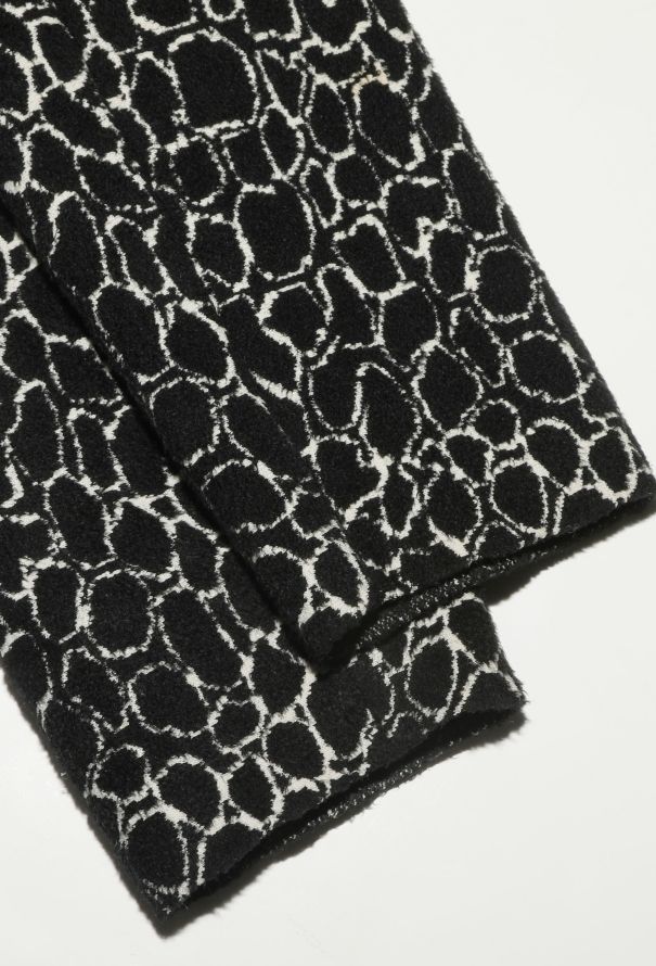 Alaïa F/W 2015 Graphic Chenille Dress - 7