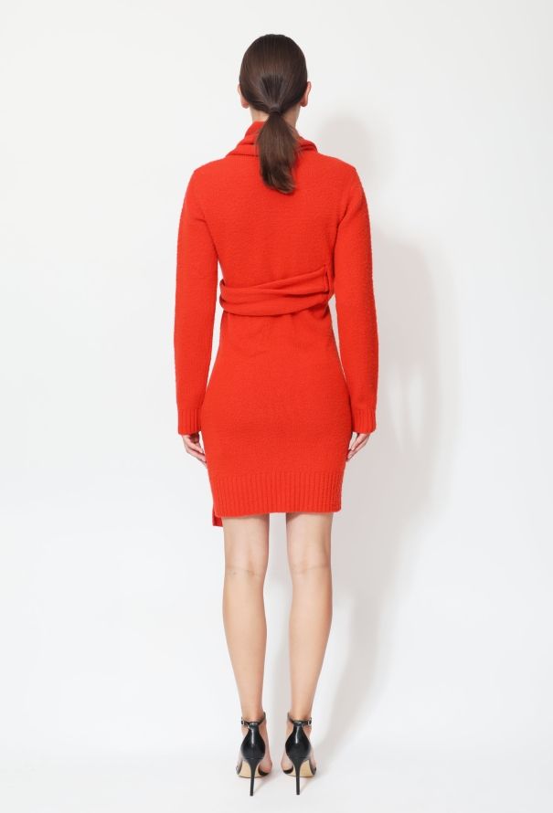 Bottega Veneta F/W 2019 Wrap Knit Dress - 4