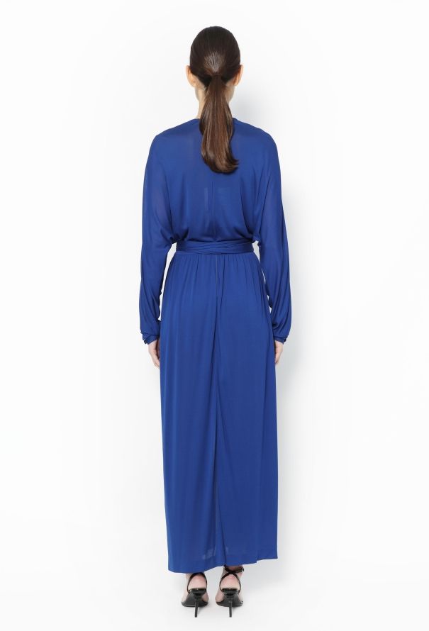 Guy Laroche '70s Belted Jersey Dress - 4