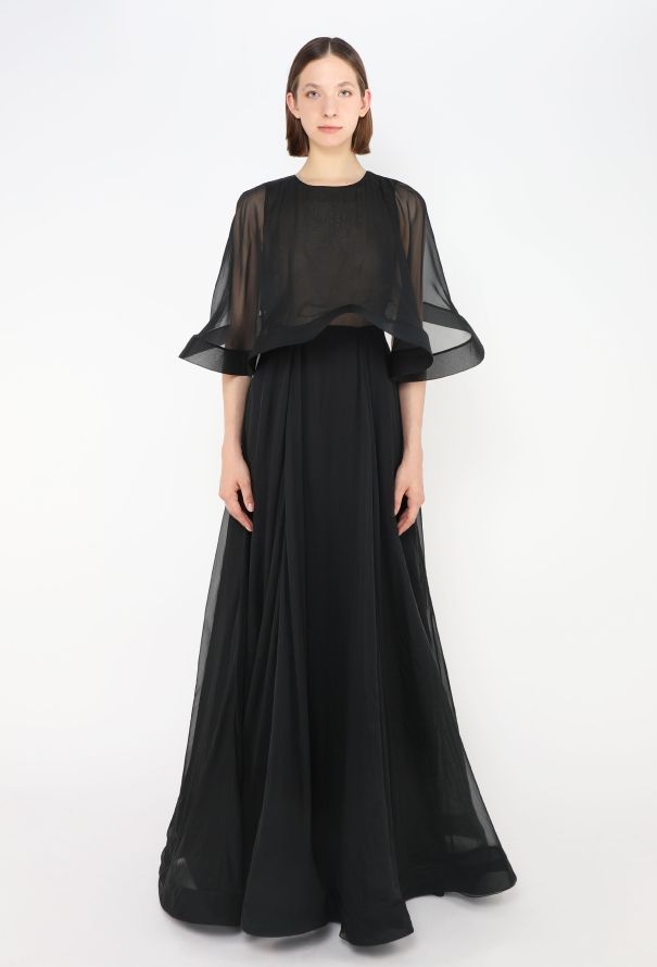 Valentino Couture Spring 2010 Silk Cape Gown - 2