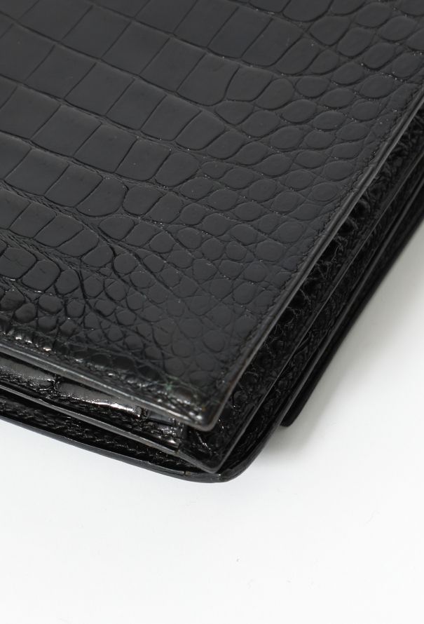 Hermès '60s Black Porosus Egée Bag - 9