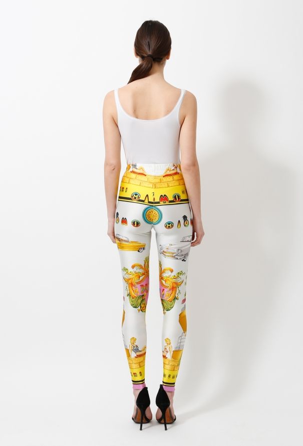 Gianni Versace 1991 "Miami" Print Leggings - 5