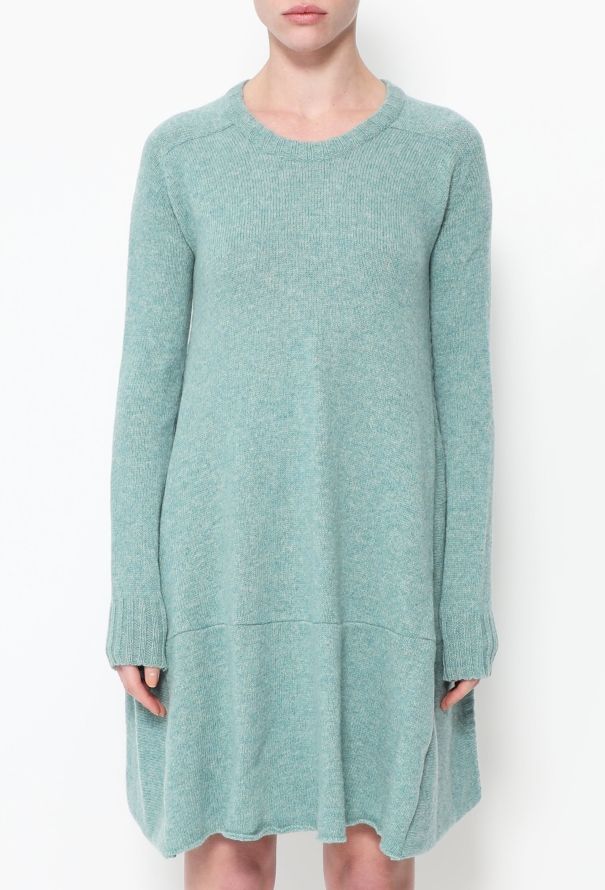 Balenciaga F/W 2003 Seafoam Sweater Dress - 3