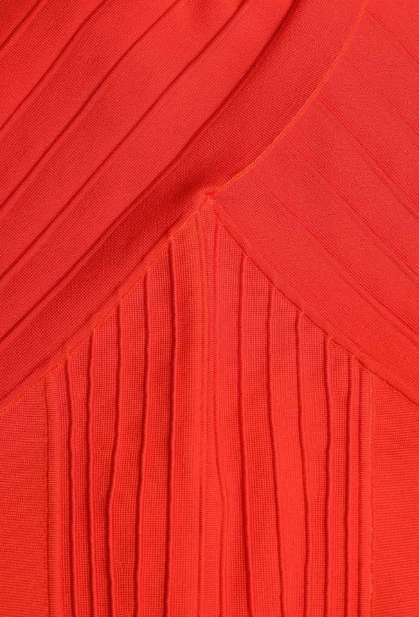 Balmain Pleated Open-Back Halter Dress - 7