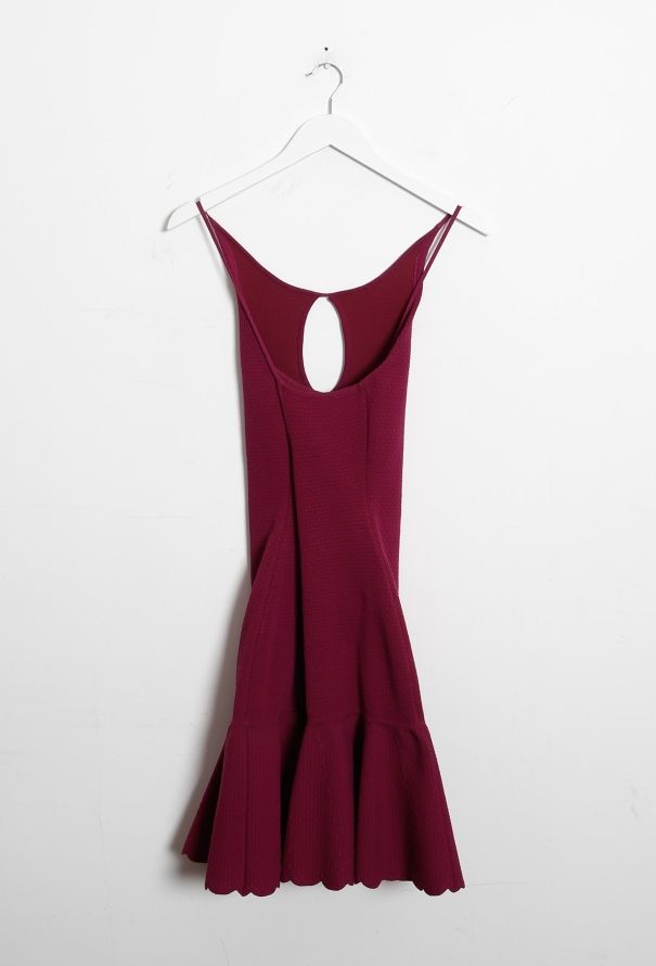 Saint Laurent S/S 2012 Cut-Out Flared Knit Dress - 6
