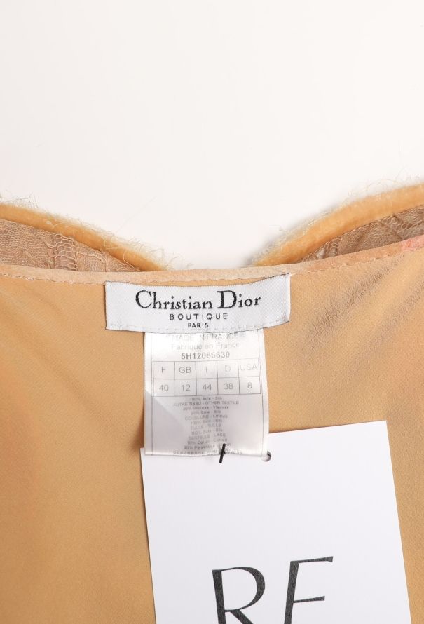 Dior F/W 2005 Draped Chiffon Dress - 7