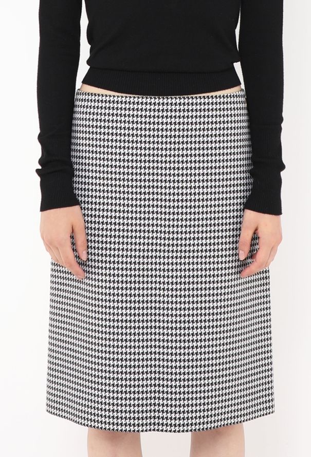 Balenciaga S/S 2018 Houndstooth Skirt - 3