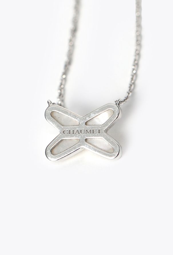 Chaumet 18K White Gold & Diamond Jeux de Liens Necklace - 7