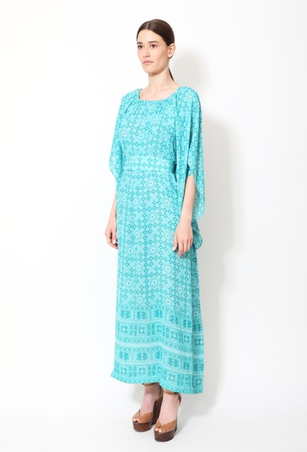 Balmain '70s Belted Crêpe Kaftan - 4