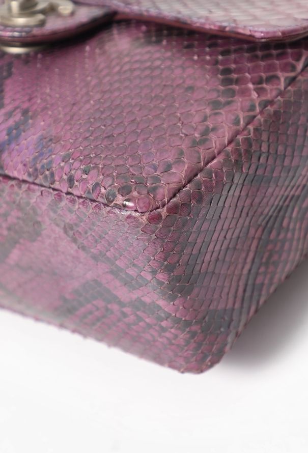 Chanel Python Mini Square Timeless Bag - 8