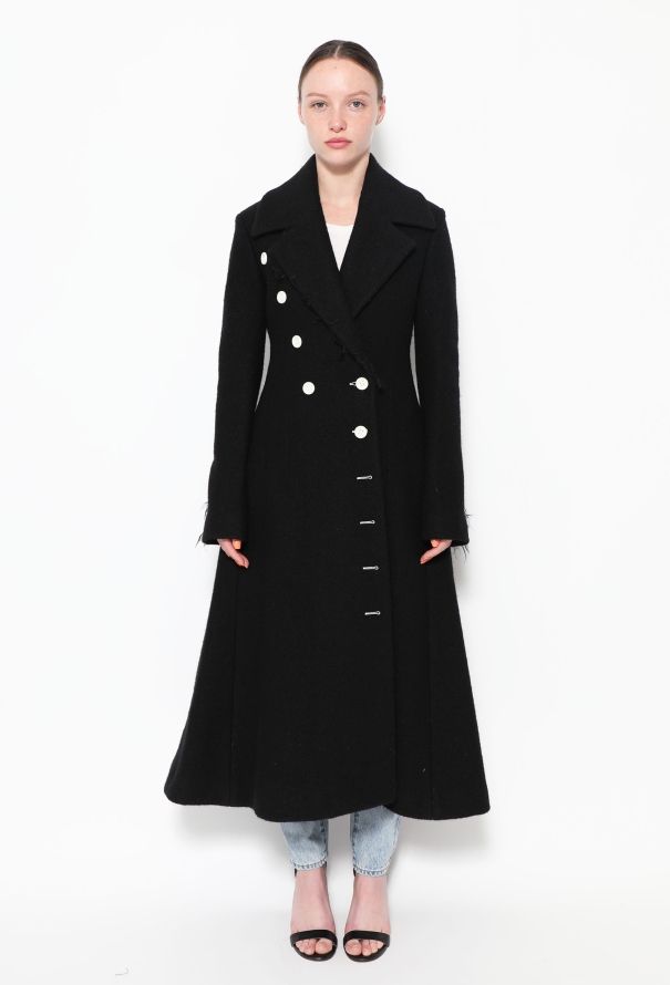 Céline CAMPAIGN F/W 2014 Contrast Wool Coat - 1