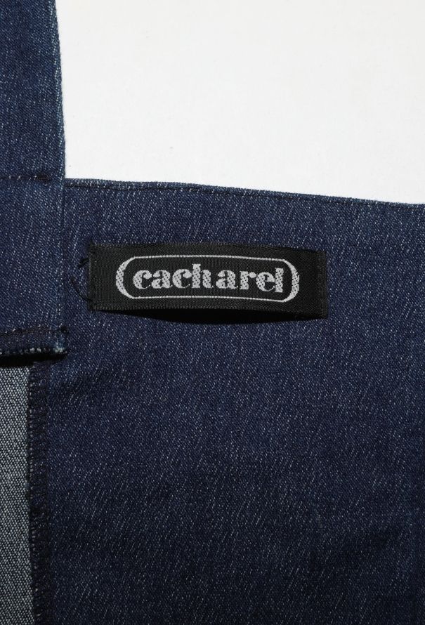 Cacharel '80s Denim Bustier Top - 4